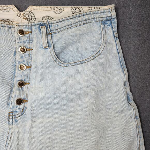 Vintage Seruchi Womens Jeans Size 20 (36x30) Button Fly Light Wash Hong Kong 80s - Picture 11 of 16